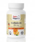 Zein Pharma Pumpkin Seed, 400mg ekstrakt z pestek dyni  - 60 kapsułek