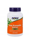 NOW FOODS Saw Palmetto Extract (palma sabałowa) + Olej z pestek dyni + Cynk 80mg - 90 kapsułek