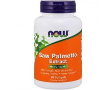 NOW FOODS Saw Palmetto Extract (palma sabałowa) + Olej z pestek dyni + Cynk 80mg
