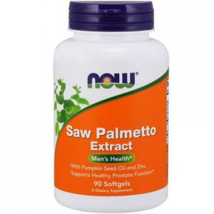 NOW FOODS Saw Palmetto Extract (palma sabałowa) + Olej z pestek dyni + Cynk 80mg