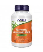 Now Foods Curcumin (ekstrakt z kurkumy) - 60 miękkich kapsułek