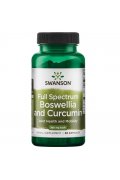 SWANSON Full Spectrum Boswellia & Curcumin (Kadzidłowiec indyjski i kurkuma) 300mg / 300mg - 60 kapsułek