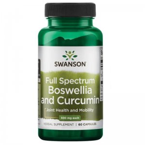 SWANSON Full Spectrum Boswellia & Curcumin (Kadzidłowiec indyjski i kurkuma)  300mg/300mg