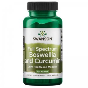 SWANSON Full Spectrum Boswellia & Curcumin (Kadzidłowiec indyjski i kurkuma) 300mg/300mg