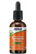 Now Foods Turmeric Extract Liquid, Organic - ekstrakt z kurkumy - 59 ml