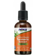 Now Foods Turmeric Extract Liquid, Organic - ekstrakt z kurkumy - 59 ml