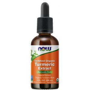 Now Foods Turmeric Extract Liquid, Organic - ekstrakt z kurkumy