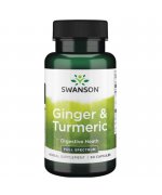 Swanson Sull Spectrum Imbir & Turmeric (Kurkuma z imbirem) - 60 kapsułek
