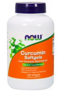 Now Foods Curcumin (ekstrakt z kurkumy) - 120 miękkich kapsułek
