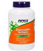 Now Foods Curcumin (ekstrakt z kurkumy) - 60 miękkich kapsułek