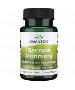 Swanson Bacopa Monniera 10:1 ekstrakt - 90 kapsułek