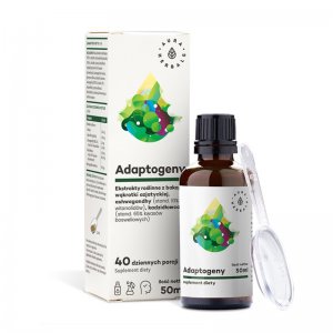 AURA HERBALS Adaptogeny 100% (Bacopa, Gotu Kola, Ashwagandha, Kadzidłowiec) 50ml