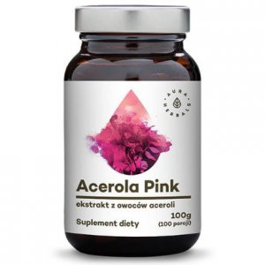 AURA HERBALS Acerola Pink ekstakt z owoców aceroli 100g