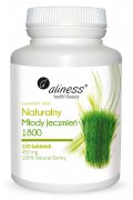 Aliness Naturalny Młody Jęczmień 1800 mg - 120 tabletek