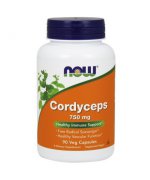 NOW FOODS Cordyceps Maczużnik chiński 750mg - 90 kapsułek