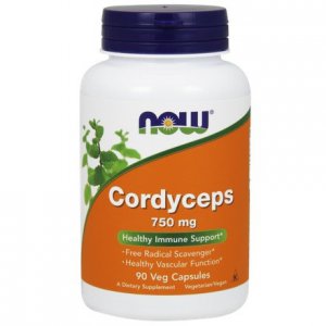 NOW FOODS Cordyceps Maczużnik chiński 750mg