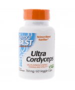 Doctor's Best Ultra Cordyceps (maczużnik chiński) 750 mg - 60 kapsułek
