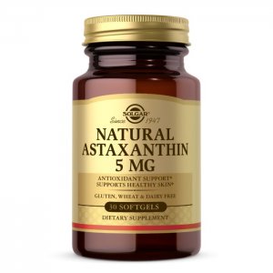 SOLGAR Astaxanthin - Astaksantyna 5 mg 30 kapsułek