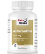 Zein Pharma Astaxanthin, 4mg (Astaksantyna) - 90 miękkich kapsułek