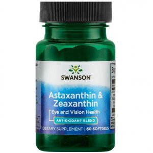 SWANSON Astaksantyna 4mg & Zeaksantyna 4mg