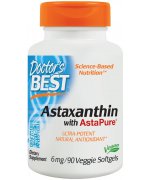 DOCTOR`S BEST Astaksantyna with AstaPure 6mg - 90 kapsułek