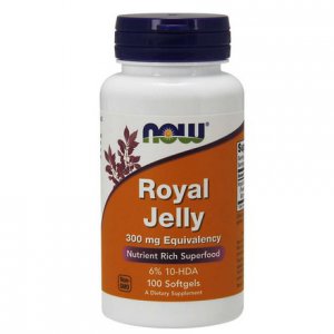 NOW FOODS Royal Jelly (Mleczko pszczele) 300mg
