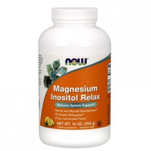 NOW FOODS Magnez Inozytol Relax proszek 454g