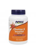 NOW FOODS Cholina & Inozytol 500mg - 100 kapsułek