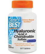 Doctor's Best Hyaluronic Acid + Chondroitin Sulfate with BioCell Collagen - 60 tabletek