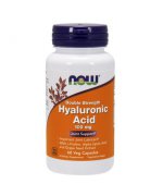 NOW FOODS kwas hialuronowy 100mg  +  Antyoksydanty - 60 kapsułek