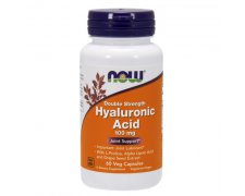 NOW FOODS kwas hialuronowy 100mg + Antyoksydanty