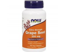 NOW FOODS Ekstrakt z pestek winogron (Grape Seed Extra Strength) 250mg