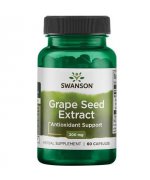 SWANSON Grape Seed Green Tea Pine Bark Complex (pestki winogron, zielona herbata,kora sosny) - 60 kapsułek