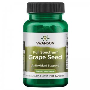 SWANSON Grape Seed (Ekstrakt z pestek winogron) 380mg