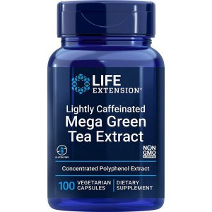 Life Extension Lightly Caffeinated Mega Green Tea Extract