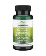 SWANSON Full Spectrum Turmeric Astragalus Gotu Kola - 60 kapsułek