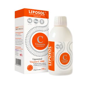 Liposol Liposomalna Witamina C 1000 (Buforowana) - smak pomarańczowy w płynie
