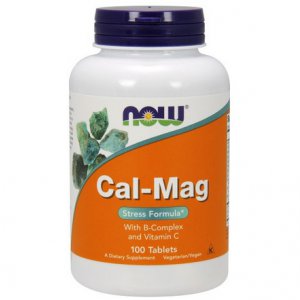 NOW FOODS Cal-Mag Stress Formuła (z witaminą B-Complex i witaminą C)