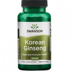 SWANSON Ginseng Korean (Żeń-szeń koreański) 500mg