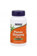 NOW FOODS Panax Ginseng (żeń-szeń koreański) 500mg - 100 kapsułek