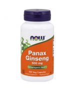 NOW FOODS Panax Ginseng (żeń-szeń koreański) 500mg - 100 kapsułek