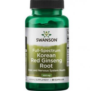 SWANSON Full Spectrum Korean Red Ginseng Root 400mg(żeń-szeń)