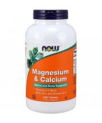NOW FOODS Magnesium Calcium Zinc D3 (Magnez Wapń Cynk Witamina D3) - 250 tabletek