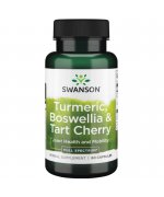 Swanson Turmeric, Boswellia, Tart Cherry (kadzidłowiec indyjski, kurkuma, wiśnia) - 60 kapsułek