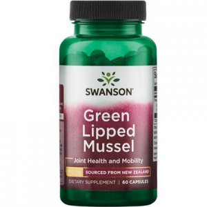 SWANSON Nowozelandzka liofilizowana zielona małża 500mg