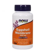 NOW FOODS Eggshell Membrane (Membrana jaja kurzego) 500mg - 60 kapsułek