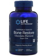Life Extension Bone Restore tabletki do ssania smak czekoladowy - 60 tabletek do ssania