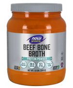 Now Foods Bone Broth, Beef Powder - 544g ( bulion z kości wołowej) - 544 g
