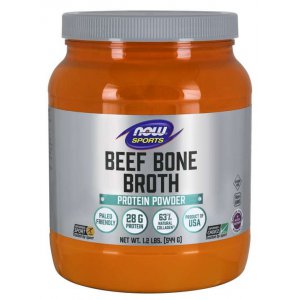Now Foods Bone Broth, Beef Powder - 544g ( bulion z kości wołowej)