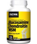 Jarrow Formulas Glukozamina + Chondroityna + MSM - 120 kapsułek